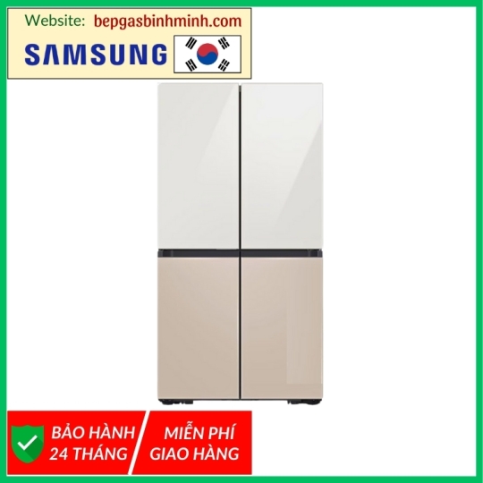 Tủ lạnh Samsung Inverter 648 lít Multi Door Bespoke RF59CB66F8S/SV