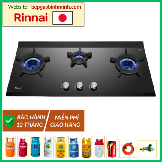 Bếp Gas Âm Rinnai RB-3VCGN Nhật Bản