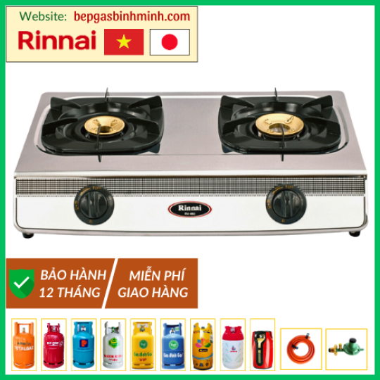 Bếp Gas Đôi Rinnai RV-460(S) Việt - Nhật Chính Hãng