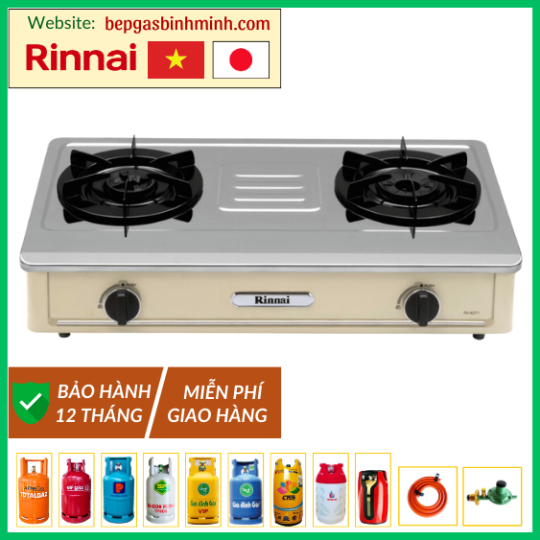 Bếp Gas Đôi Rinnai RV-A271Y(S) Việt - Nhật