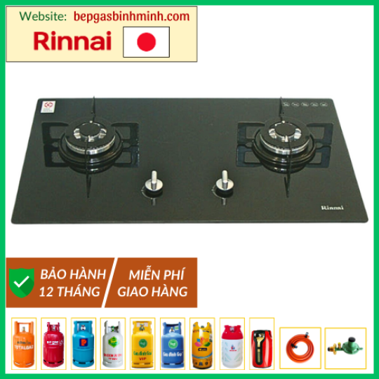 Bếp Gas Âm Rinnai RVB-212BG Nhật Bản