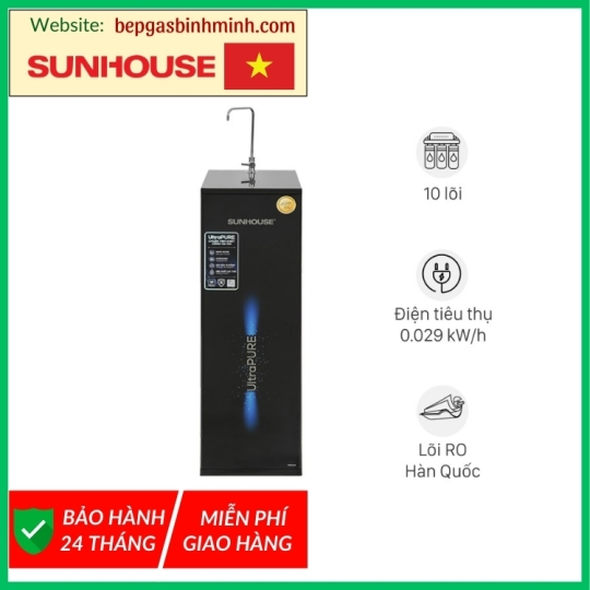 Máy lọc nước RO Sunhouse UltraPURE SHA8811K 10 lõi