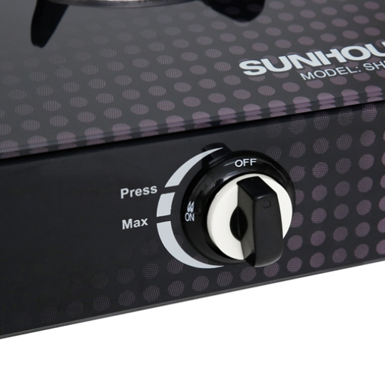 Bếp Gas Đôi Mặt Kính SUNHOUSE SHB 3366MT