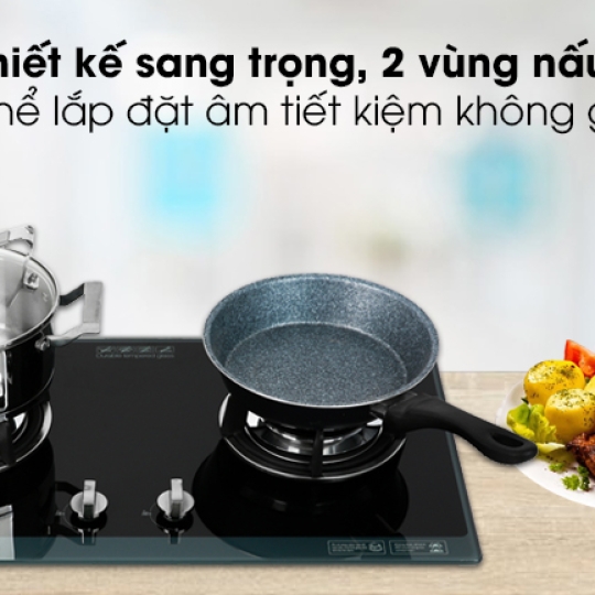 Bếp Gas Âm SUNHOUSE SHB5548MT Chính Hãng